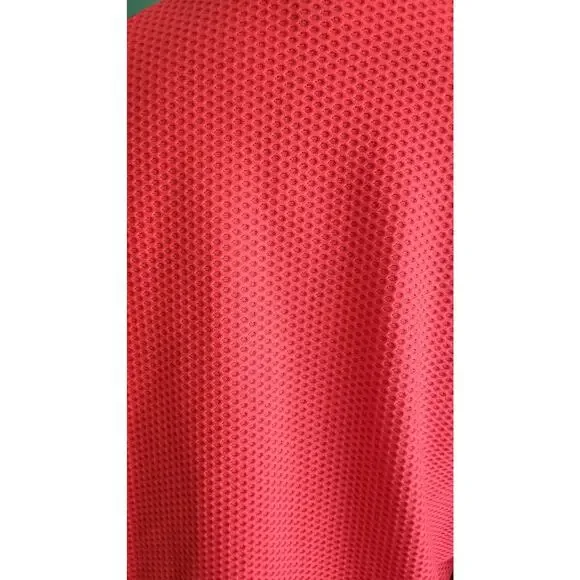 Lauren Ralph Lauren Black Label Quarter Zip Waffle Knit Long Sleeve Top, Sz XL - Picture 6 of 8